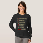 Conservative Bruneian Christian Patriotic Tシャツ (正面フル)