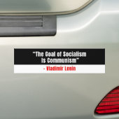 Conservative Bumper Sticker Anti-Socialism バンパーステッカー (車上)