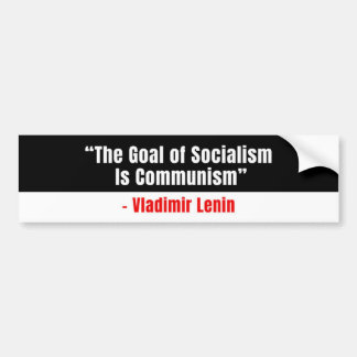 Conservative Bumper Sticker Anti-Socialism バンパーステッカー