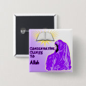 Conservative Clergy to Allahパーティーロゴ 缶バッジ (正面&裏面)