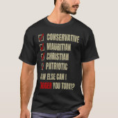 Conservative Mauritian Christian Patriotic Tシャツ (正面)