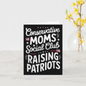 Conservative Moms Social Club Raising Patriots カード (黄色い花)