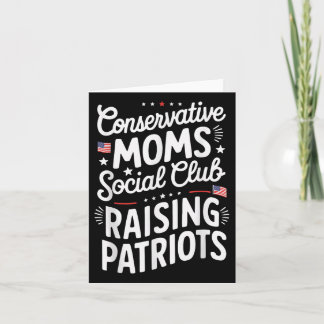 Conservative Moms Social Club Raising Patriots  カード