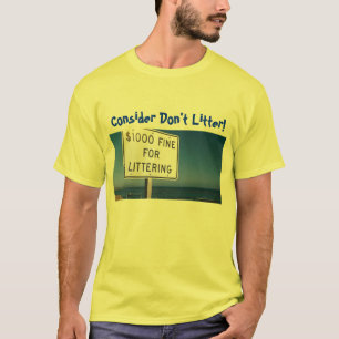consider散らかりません! tシャツ