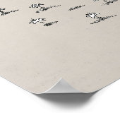 Consider the Lilies, Matthew 6_28, BibleSketches,  ポスター (角)