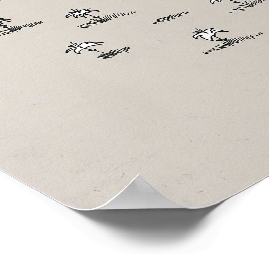 Consider the Lilies, Matthew 6_28, BibleSketches, ポスター (角)