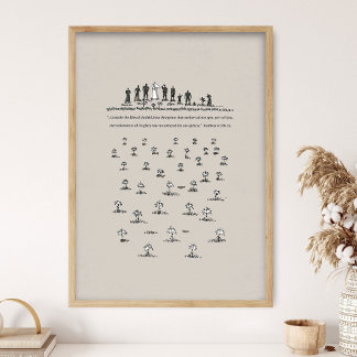 Consider the Lilies, Matthew 6_28, BibleSketches,  ポスター