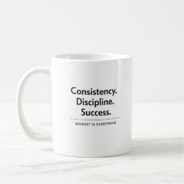 Consistency Discipline Success Gift  コーヒーマグカップ