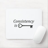 Consistency Is Key Motivational Gift マウスパッド (マウス)