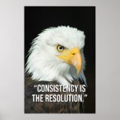 Consistency Is the Resolution Motivation Poster ポスター (正面)