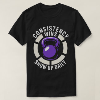 Consistency Wins Gym Tee Tシャツ