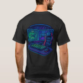 “Console Wars Champion – Gamer T-Shirt” Tシャツ (裏面)