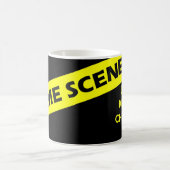 Conspiracy intrigue curiosity WHO KILLED CHARLIE?  モーフィングマグカップ (中央)