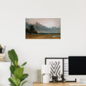 Constable - A View On Hampstead Heath With Harrow  ポスター (ホームオフィス)