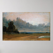 Constable - A View On Hampstead Heath With Harrow  ポスター (正面)