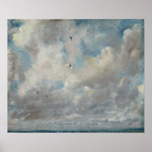 Constable - Cloud Study ポスター