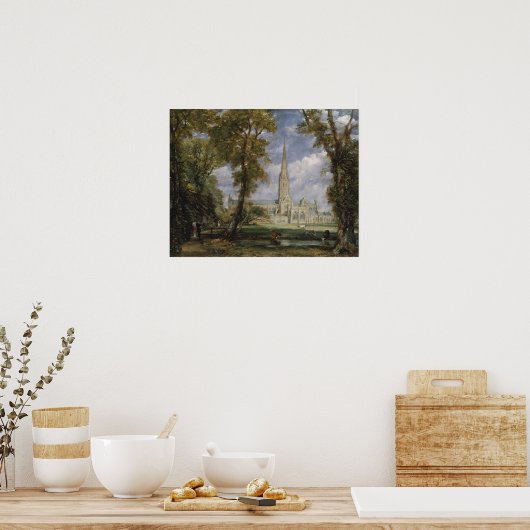 Constable - Salisbury Cathedral  ポスター (キッチン)