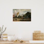 Constable - The Celebration In East Bergholt 1814 ポスター (キッチン)