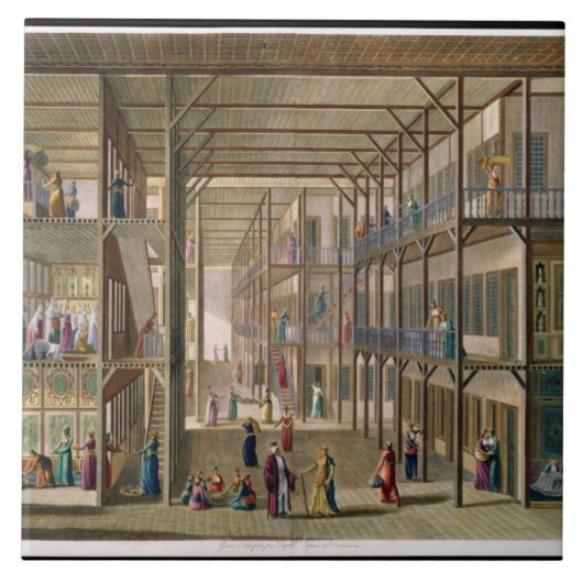 Constanのすばらしい主のハーレムのインテリア タイル (正面)