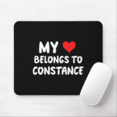 Constance - 私の心はConstanceのもの - 愛 マウスパッド (マウス)