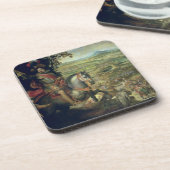 Constance 1633年のレリーフ、浮き彫り コースター (左側)