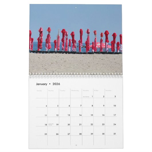 Constanta and Mamaia 2026 calendar カレンダー (1月 2026)