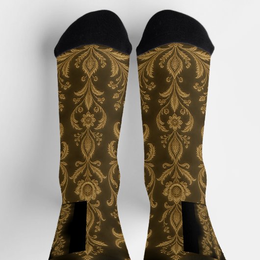 Constantine Embroidery Pattern Socks ソックス (上部)