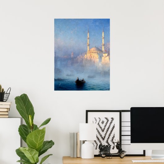 Constantinople, Ivan Aivazovsky ポスター (ホームオフィス)