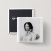 Constanzeモーツァルト1828年のポートレート 缶バッジ (正面&裏面)