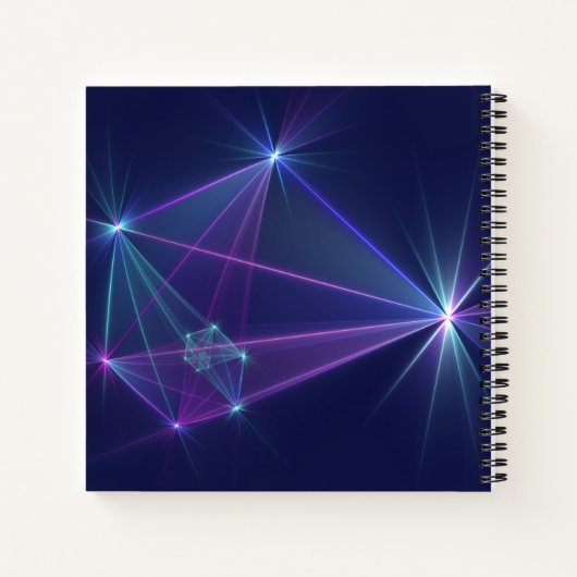 Constellation, Abstract Fantasy Fractal Art ノートブック (裏面)