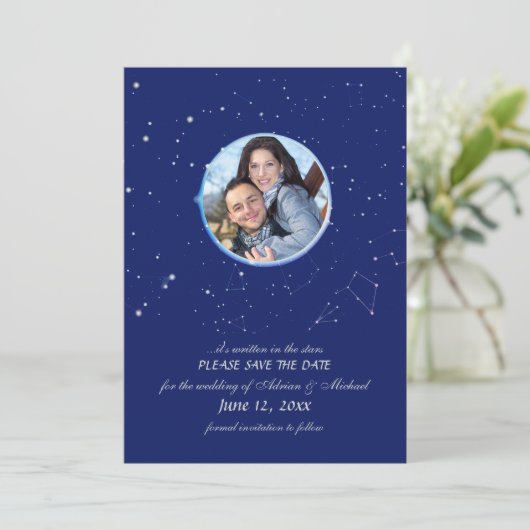 Constellation All Blue Photo Announcement 招待状 (スタンド正面)