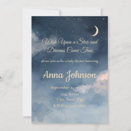 Constellation Baby Shower Invitation | Watercolor 招待状