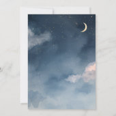 Constellation Baby Shower Invitation | Watercolor 招待状 (裏面)