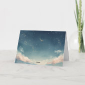 Constellation Baby Shower Thank You Card サンキューカード (裏面)