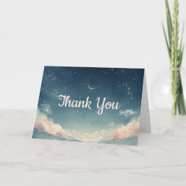 Constellation Baby Shower Thank You Card サンキューカード