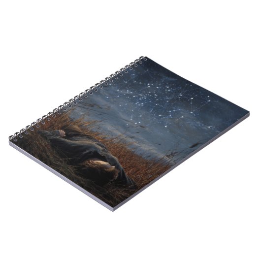 Constellation Dreamer Night Sky Notebook ノートブック (左側)
