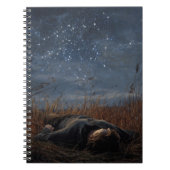 Constellation Dreamer Night Sky Notebook ノートブック (正面)