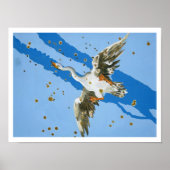 Constellation of Cygnus, from 'Uranometria' writte ポスター (正面)