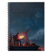 Constellation Rooftop Stargazer Notebook ノートブック (正面)