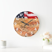 Constitution Acrylic Round Wall Clock ラージ壁時計 (ホーム)