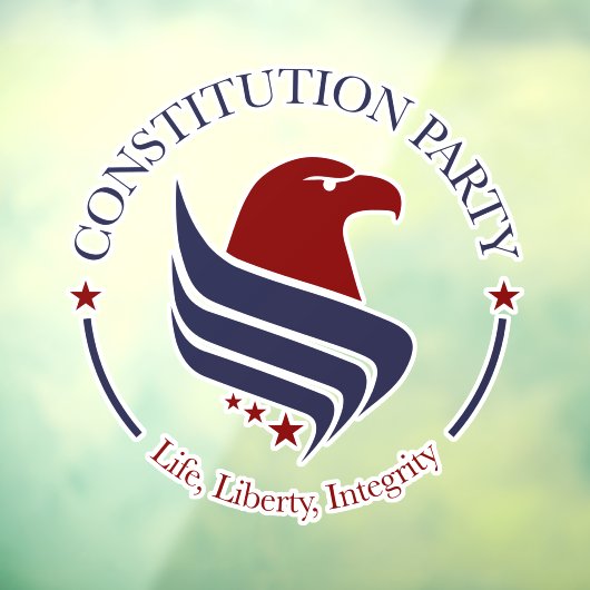 Constitution Party window cling  ウィンドウサイン (シート3)