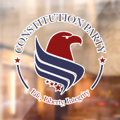 Constitution Party window cling ウィンドウサイン (シート2)