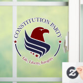 Constitution Party window cling ウィンドウサイン (ホーム)