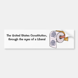 Constitutionallのリサイクル バンパーステッカー