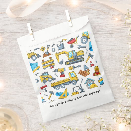 Construction フェイバーバッグ (クリップ留めされた状態)