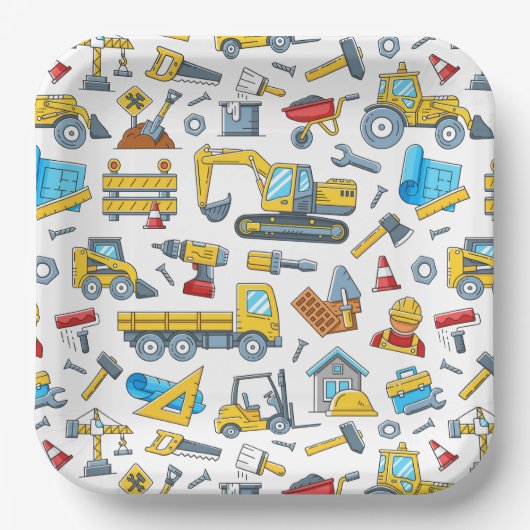 Construction ペーパープレート (正面)