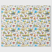 Construction ラッピングペーパー (フラット)