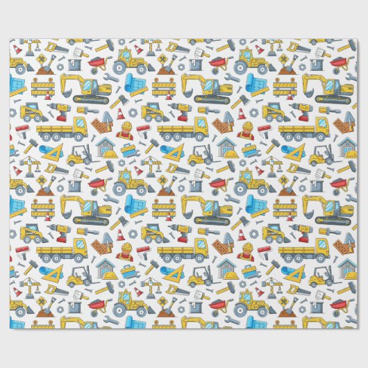 Construction ラッピングペーパー (フラット)