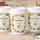 Construction 1ST Birthday | Builder Truck Party 紙コップ