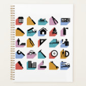 Construction and DIY Home Improvement Icons プランナー手帳 (正面)